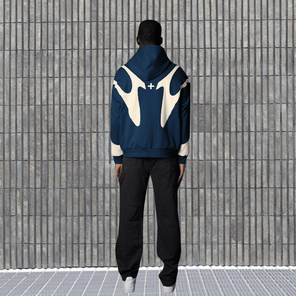 Unisex Hoodie with Abstract Design