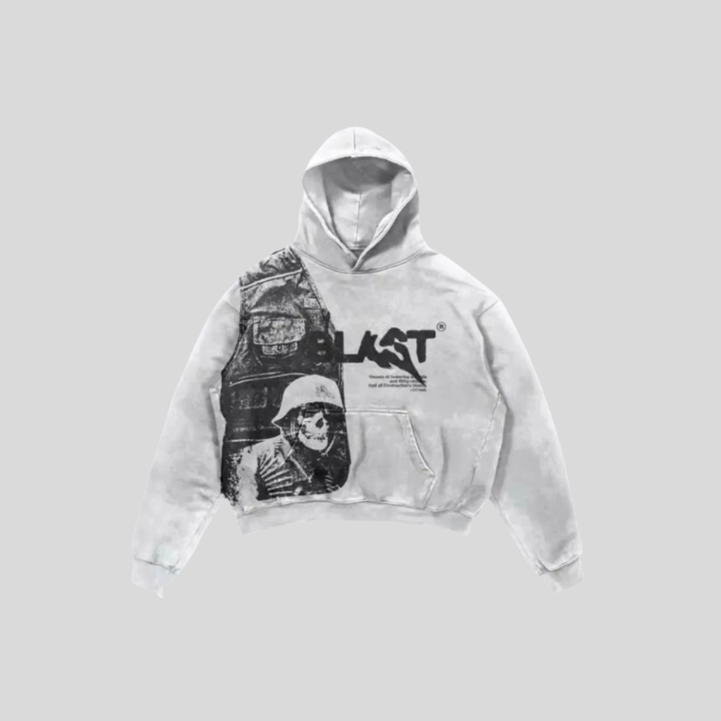 Unisex Streetwear Hoodie with Graphic Print