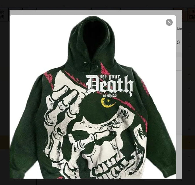 Unisex Streetwear Hoodie with Graphic Print