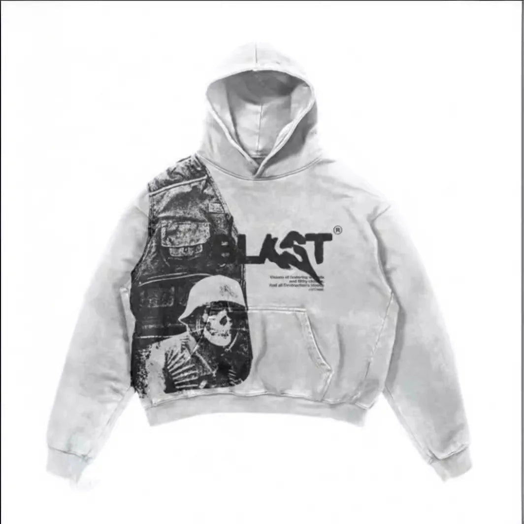 Unisex Streetwear Hoodie with Graphic Print