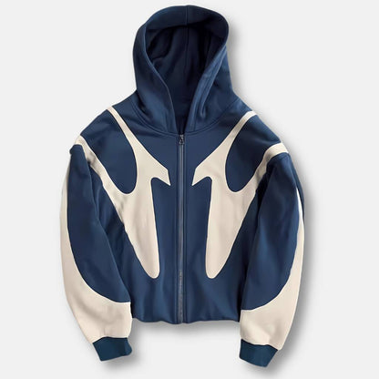 Unisex Hoodie with Abstract Design