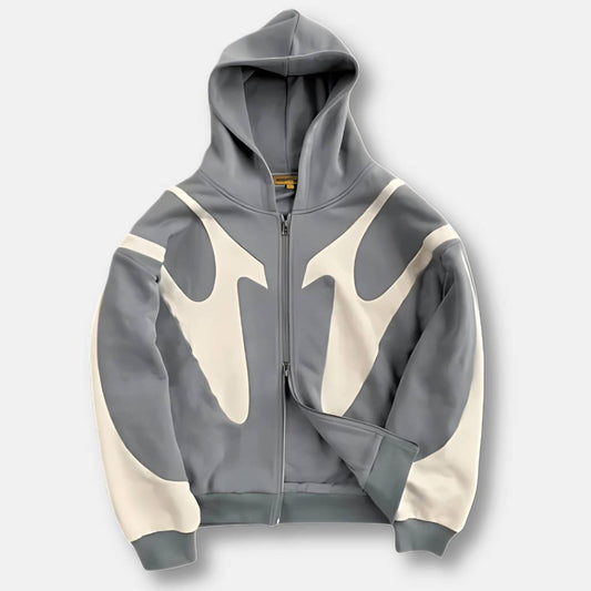Unisex Hoodie with Abstract Design