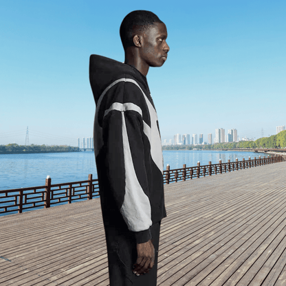 Unisex Hoodie with Abstract Design