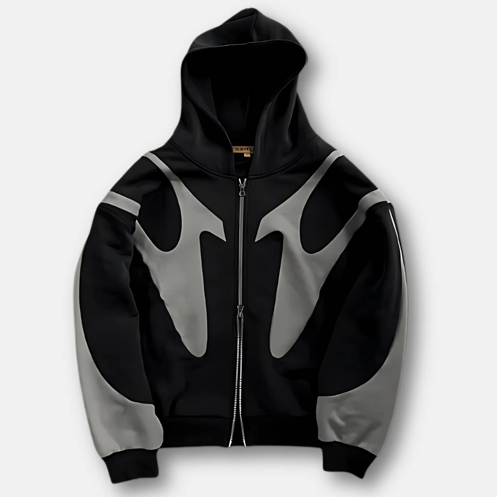 Unisex Hoodie with Abstract Design