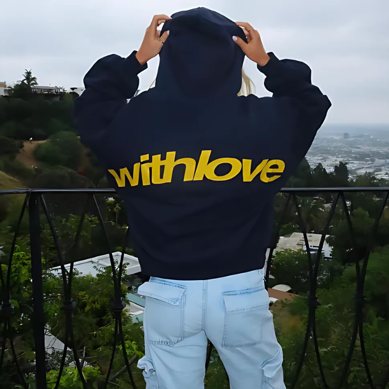 Unisex Stylish WithLove Hoodie