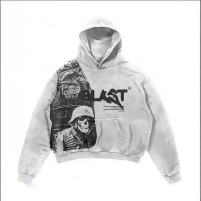 Unisex Streetwear Hoodie with Graphic Print