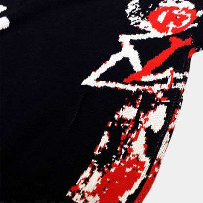 Unisex Graphic Knit Sweater