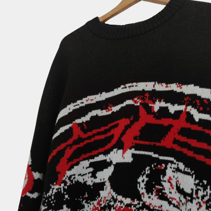 Unisex Graphic Knit Sweater